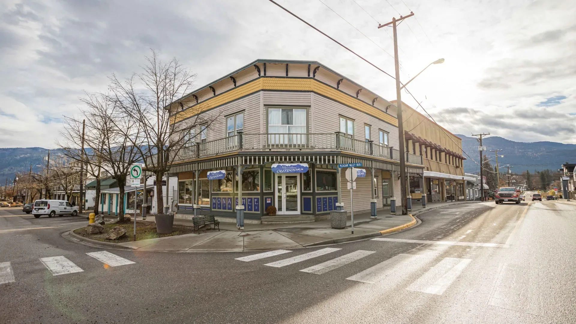 Stunning landscape of Armstrong BC showing the North Okanagan valley