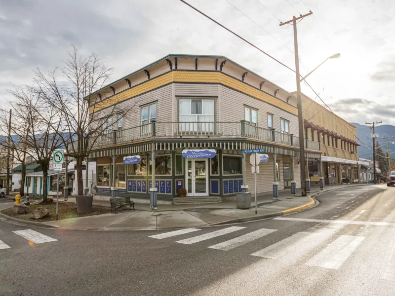 Panoramic view of the North Okanagan valley near Armstrong