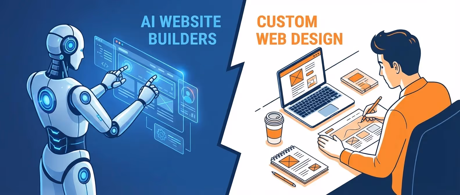 AI Website Builders vs. Custom Web Design: What Canadian Small Businesses Need to Know in 2026