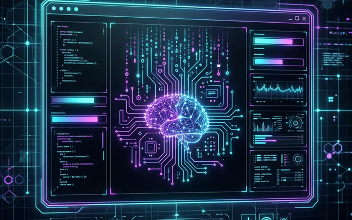 Terminal window showing OpenClaw installation process with glowing neon accents