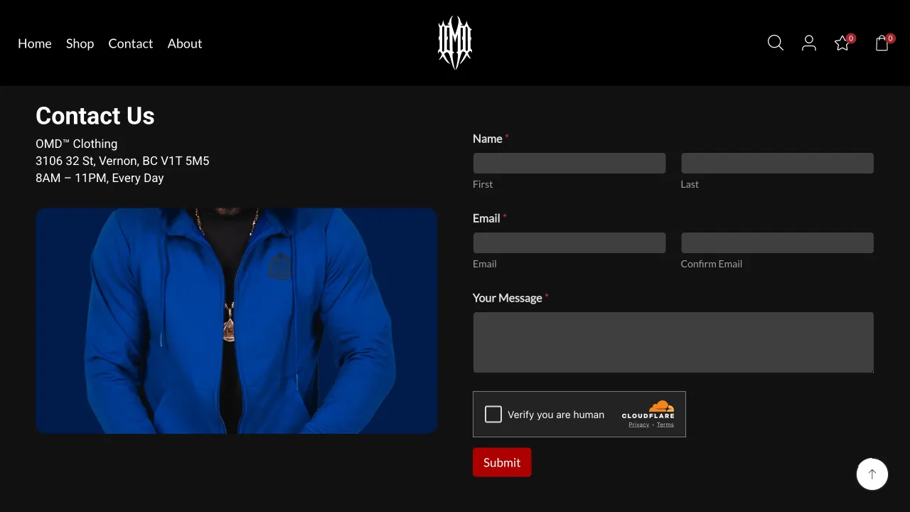 OMD Outfits - OMD Outfits Website Screenshot 2 - Professional Web Design Portfolio by TheBomb® Digital Marketing in Toronto, Vancouver, Calgary, Ottawa, Montreal, Kelowna, Canada