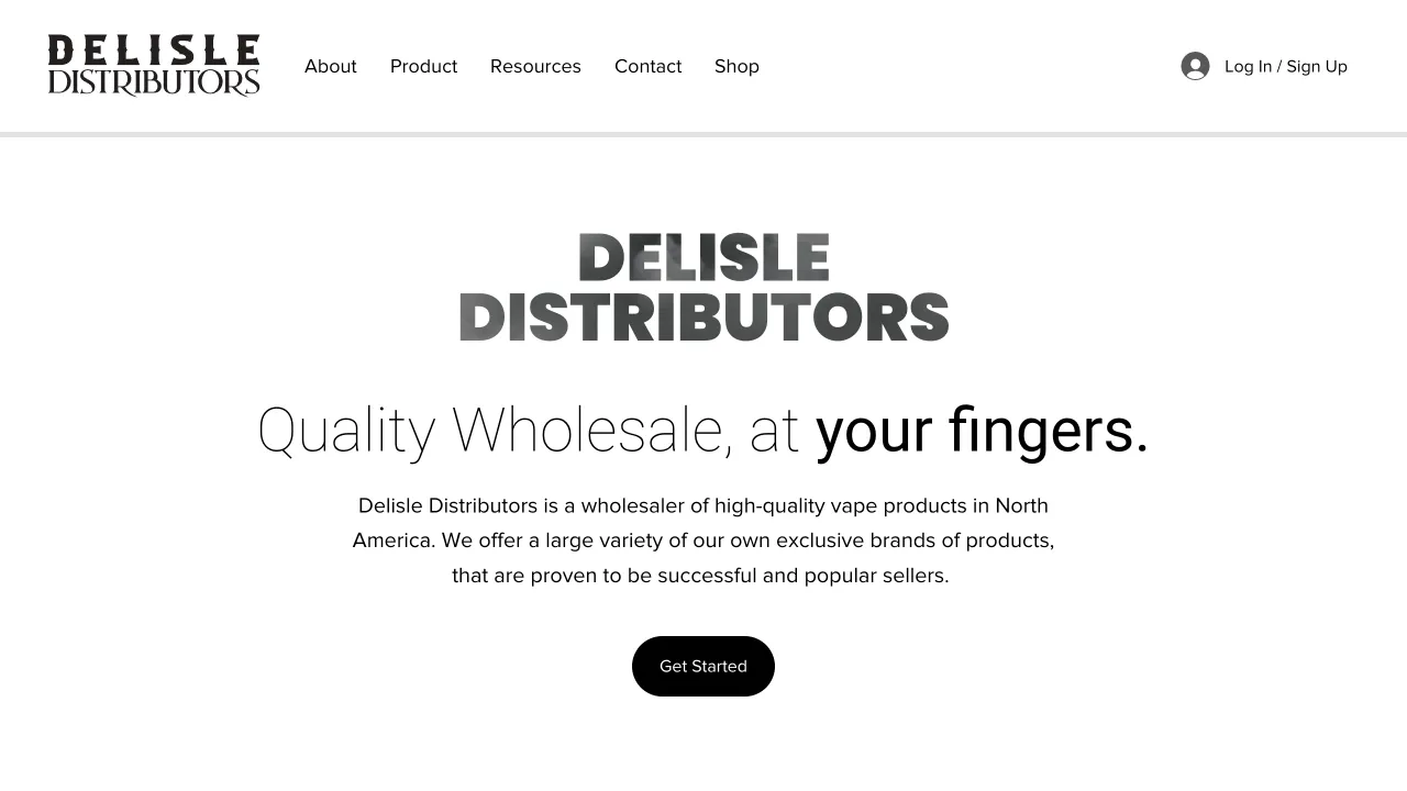 Delisle Distributors - Professional Website Design Portfolio by TheBomb® Digital Marketing - Custom Web Development Services in Toronto, Vancouver, Calgary, Ottawa, Montreal, Kelowna, Canada
