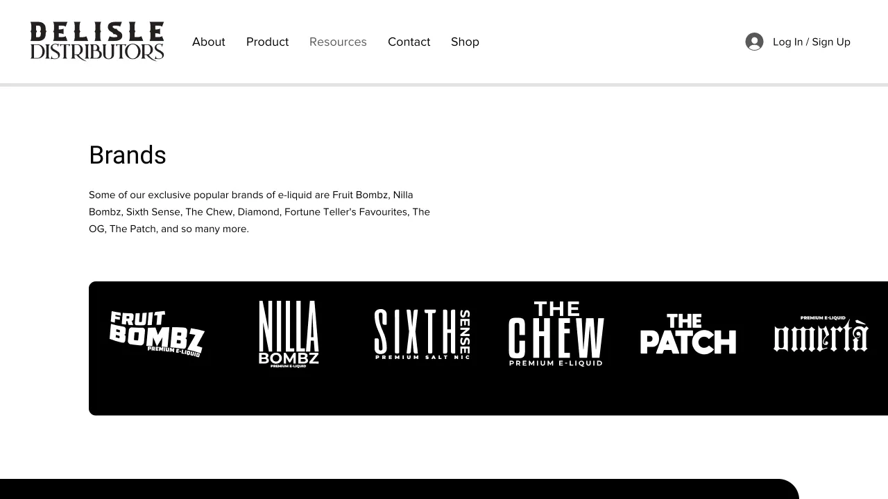 Delisle Distributors Website Design Screenshot 3 - Wholesale Portfolio - TheBomb® Digital Marketing Services Across Canada Delisle Distributors - Delisle Distributors Website Screenshot 3 - Professional Web Design Portfolio by TheBomb® Digital Marketing in Toronto, Vancouver, Calgary, Ottawa, Montreal, Kelowna, Canada