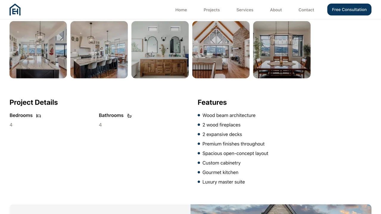Enns Homes - Enns Homes Website Screenshot 3 - Professional Web Design Portfolio by TheBomb® Digital Marketing in Toronto, Vancouver, Calgary, Ottawa, Montreal, Kelowna, Canada