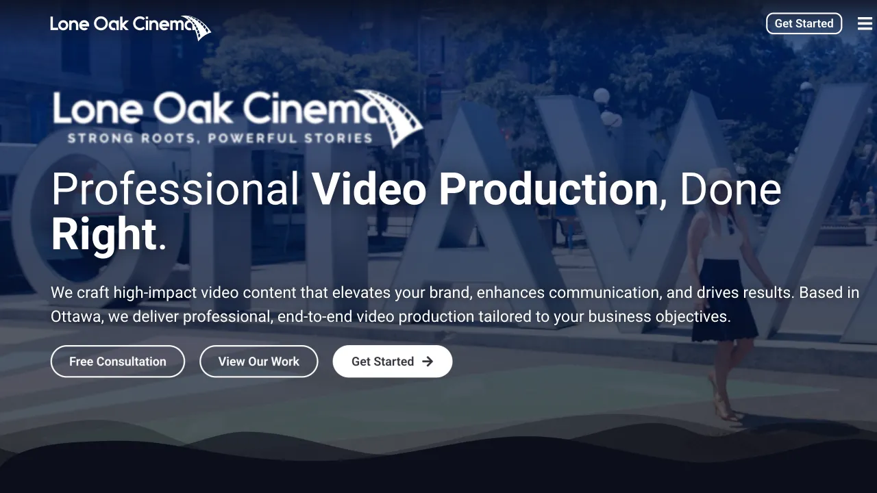 Lone Oak Cinema - Professional Website Design Portfolio by TheBomb® Digital Marketing - Custom Web Development Services in Toronto, Vancouver, Calgary, Ottawa, Montreal, Kelowna, Canada